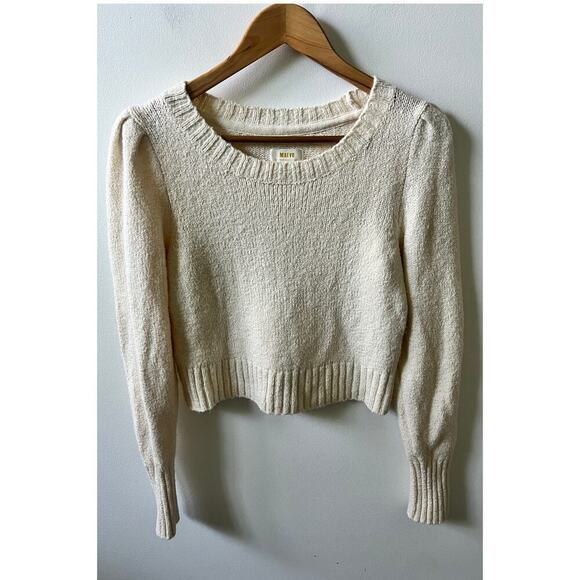Maeve by Anthropologie cream sweater women's size small - Picture 1 of 4